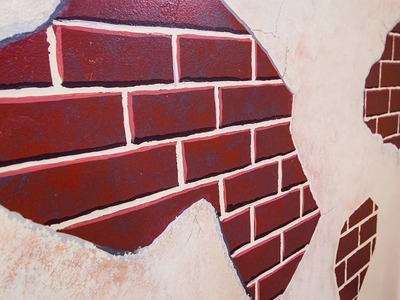 How to Make a DIY Faux Brick Wall