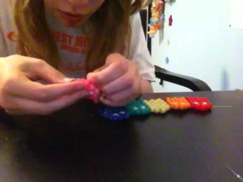 How to make a kandi pacman ghost cuff