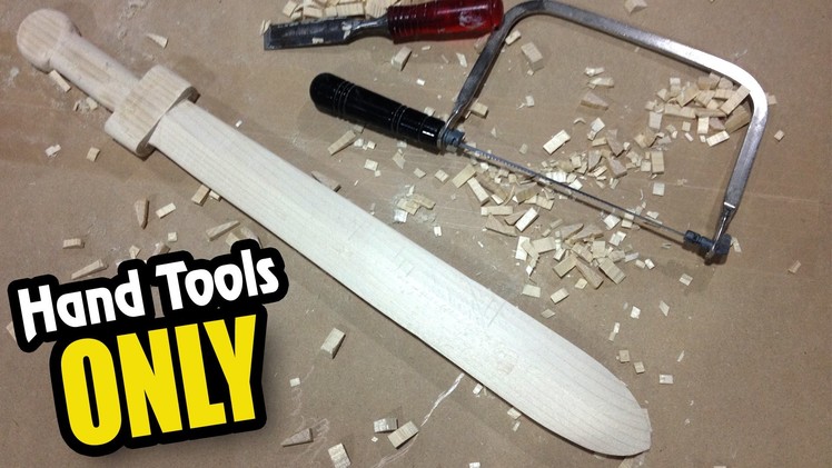 How to Make: a Wood Sword with NO power tools