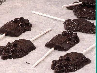 How To Make Chocolate Lollipops