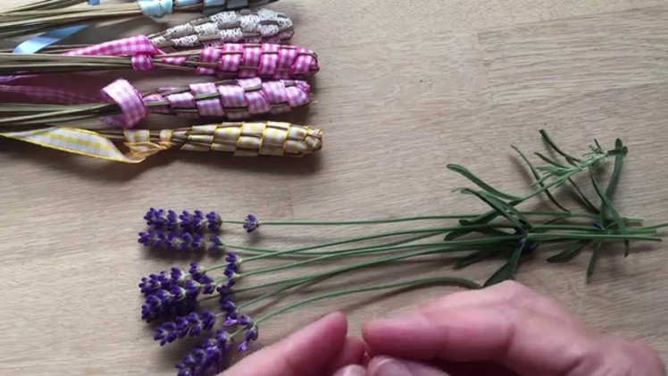 How to make Woven Lavender Wands (Tutorial)