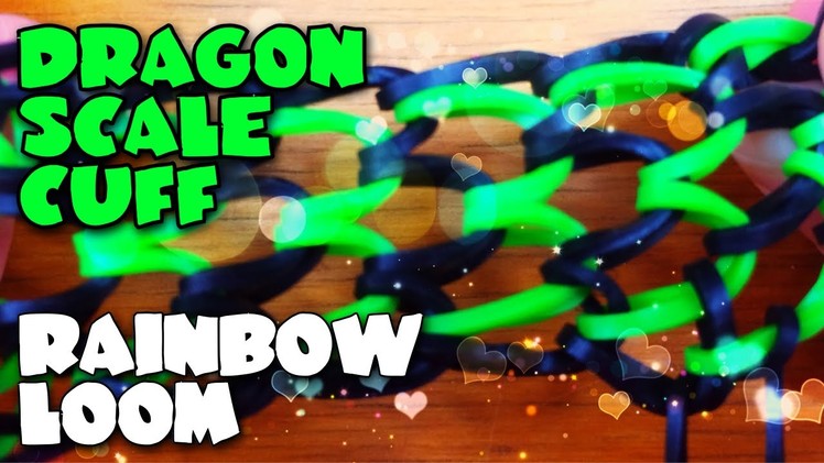 How To Train Your Dragon Scale Cuff Rainbow Loom