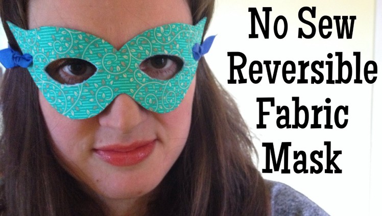 Make No Sew Reversible Fabric Masks with Phoomph #kidscrafthoa