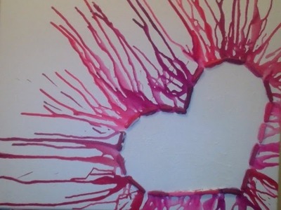 MELTED CRAYON HEART :)