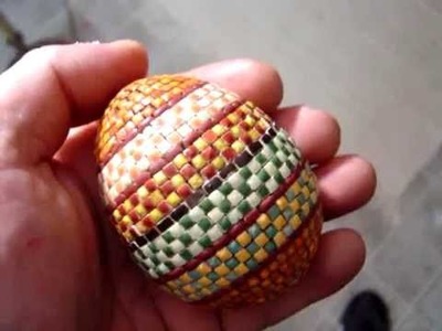 Mosaic art egg