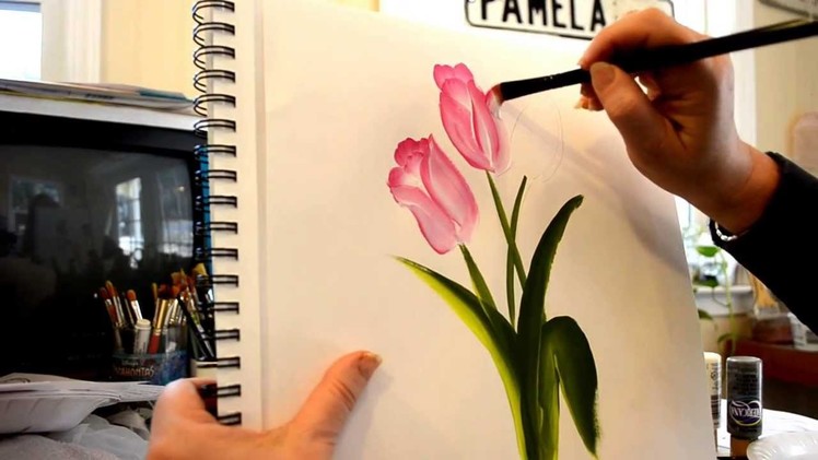Paint Fast and Easy Tulips