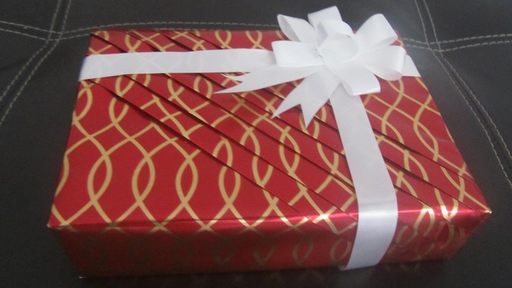 Part 1 Pleated wrapping - How to wrap your gifts in an elegent way