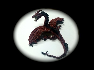 Part 3.14 Rainbow Loom Smaug from The Hobbit, Adult