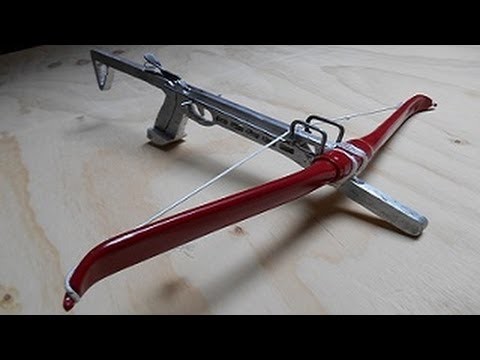 Pt 1 Make a Cast Aluminum Self Cocking Crossbow from Scratch!
