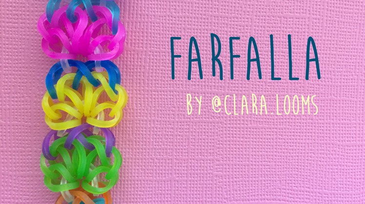 Rainbow loom bands Farfalle by @clara.looms