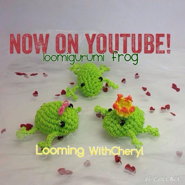 Rainbow Loom Frog - Loomigurumi - Looming WithCheryl