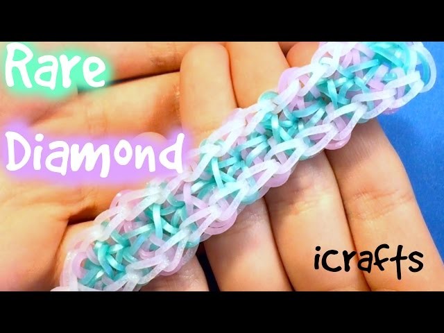 Rare Diamond Bracelet | Rainbow Loom Tutorial