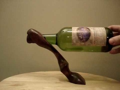 Self Balancing Wine Bottle Holder - www.HeartwoodGifts.com