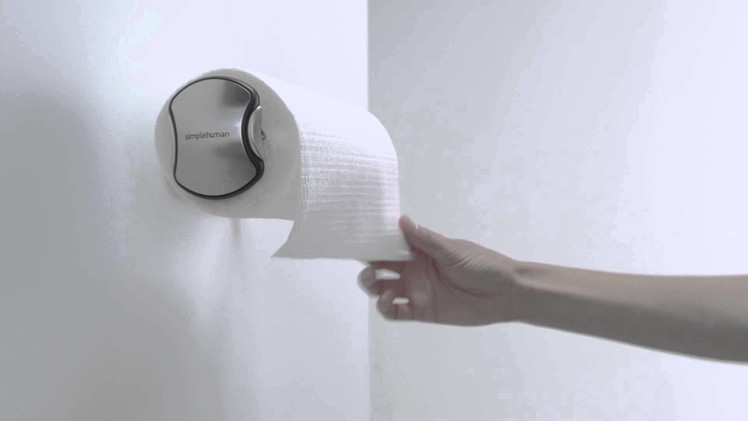 Simplehuman wall mount paper towel holder
