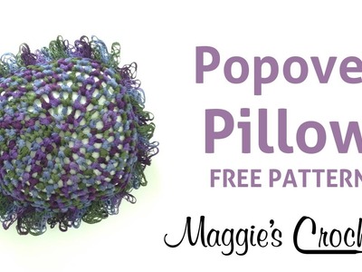 Starbella Popover Pillow Free Crochet Pattern - Right Handed