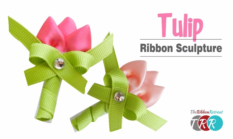 Tulip Ribbon Sculpture - TheRibbonRetreat.com