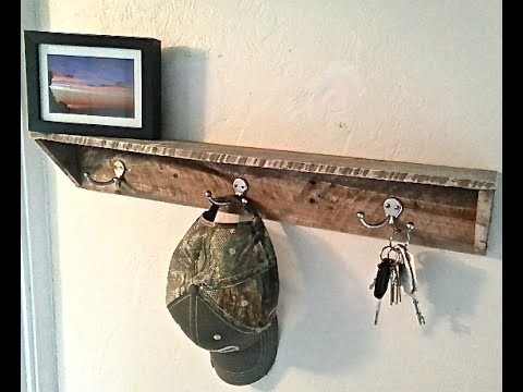 WOOD PALLET COAT RACK - PALLET PROJECTS - HOW TO TUTORIAL