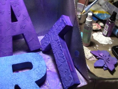 ART Paper Mache letters