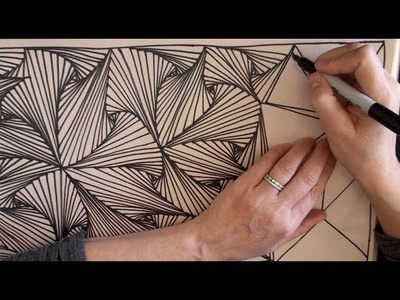 ASMR Doodling 2 by Sophie (Whispering, drawing, cutting, crinkling sounds, Doodling, Zentangle)