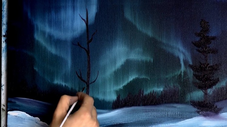 Auroral Display - Painting Lesson