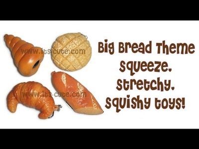 Big Bread Theme Squeeze, Stretchy & Squishy toys.