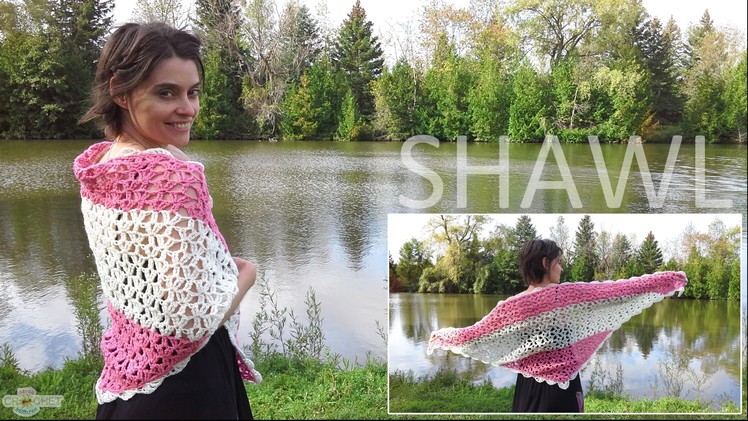 Crochet Shawl - Beautiful Vintage Lace Style!