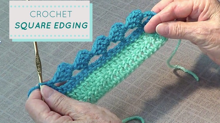 Crochet Square Edging