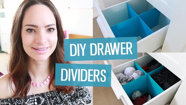 DIY drawer dividers | CharliMarieTV