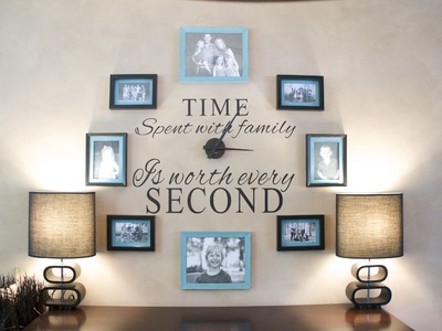 DIY Family Clock Wall