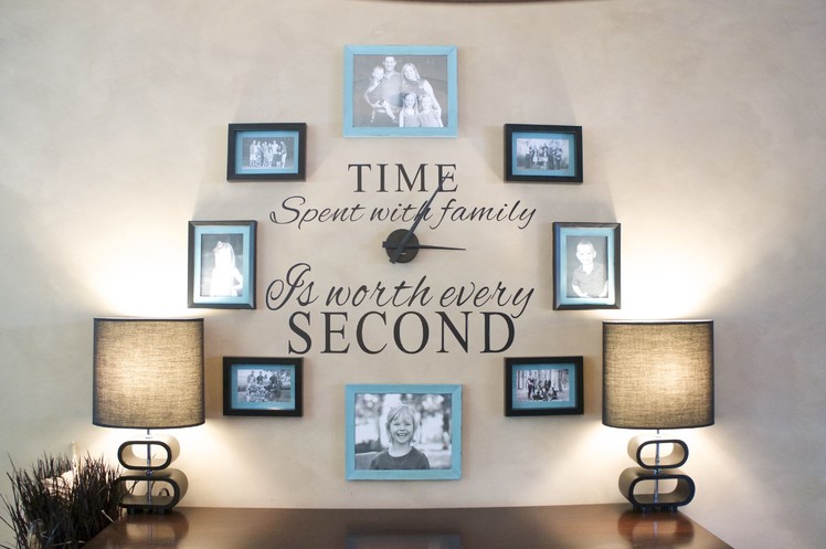 DIY Family Clock Wall
