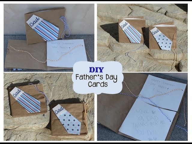 DIY Fathers Day Cards