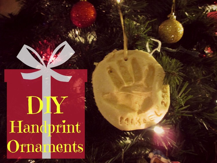 DIY Handprint Ornaments