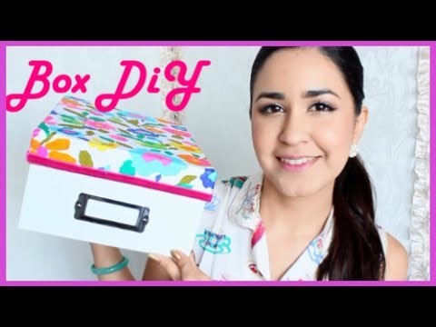 DIY: HOw to Decorate Organizing Box