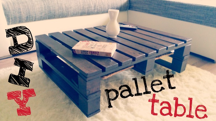 DIY - pallet coffee table