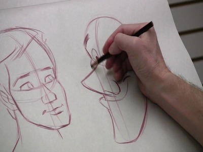 Facial proportions for cartooning, with Peter Emslie, part 1 of 2
