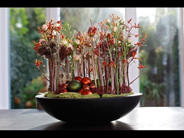 Floral Christmas Decoration, Full how to make