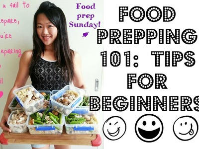 FOOD PREPPING 101:  Tips for beginners (How to start food prepping for the first time)