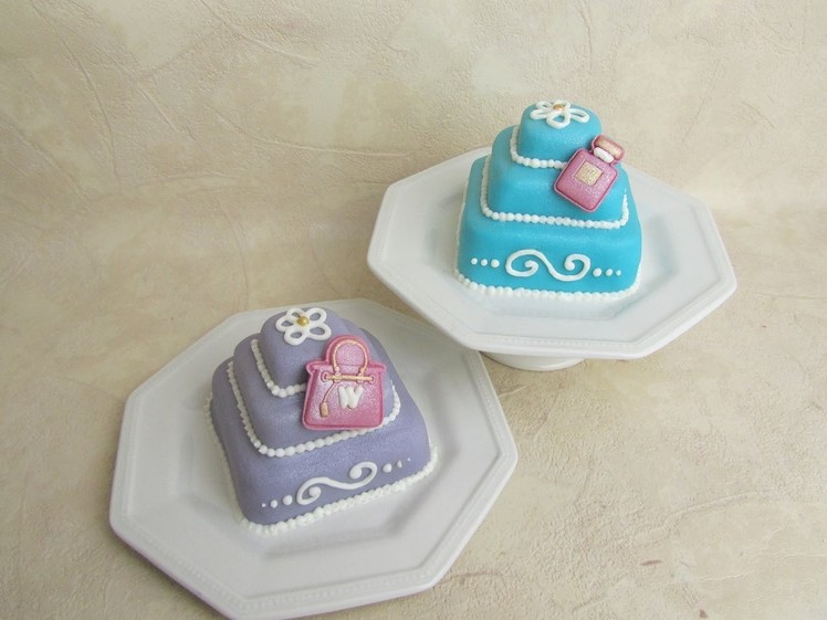 Glamour Mini Cakes (Handbag and Perfume) - Silikomart