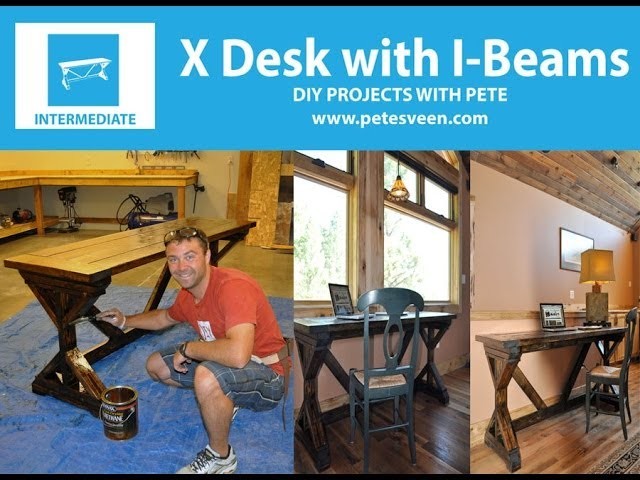 How to build a rustic desk with DIY PETE - Episode 5