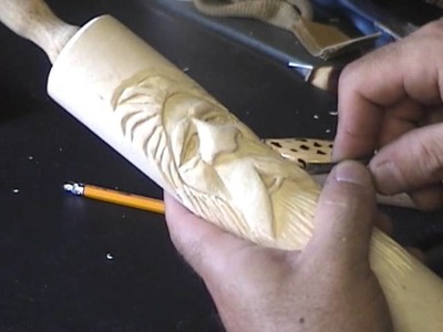 How To Carve a Wood Spirit on a Rolling Pin conclusion