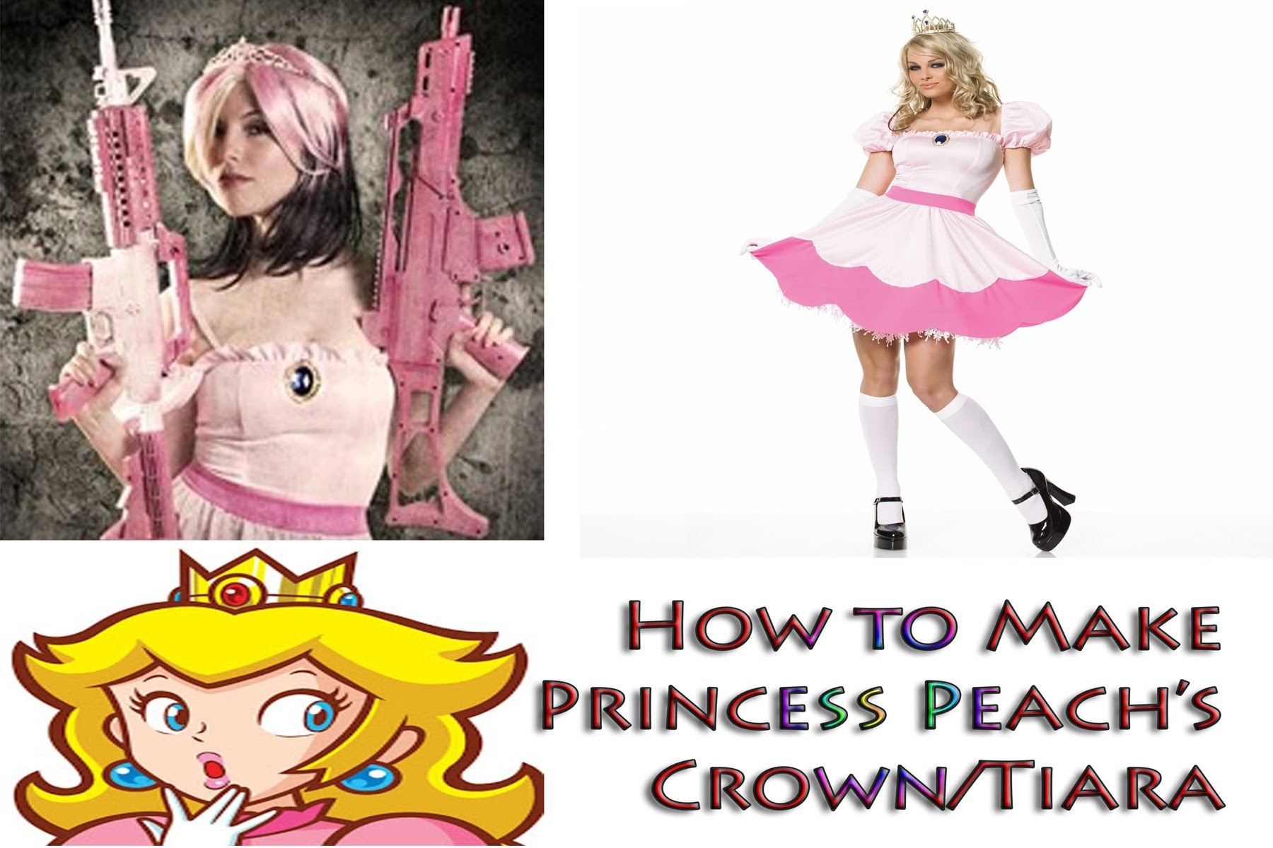 How,to,Create,Your,own,Princess,Peach,Crown,For,Halloween,me,My,boyfriend,a...
