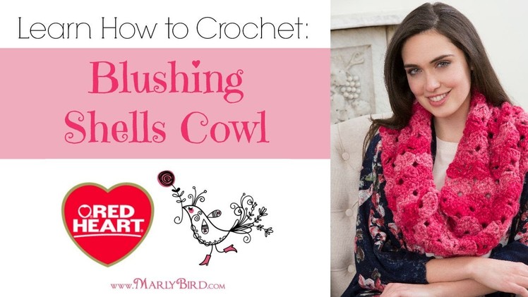 How to Crochet: Blushing Shells Cowl
