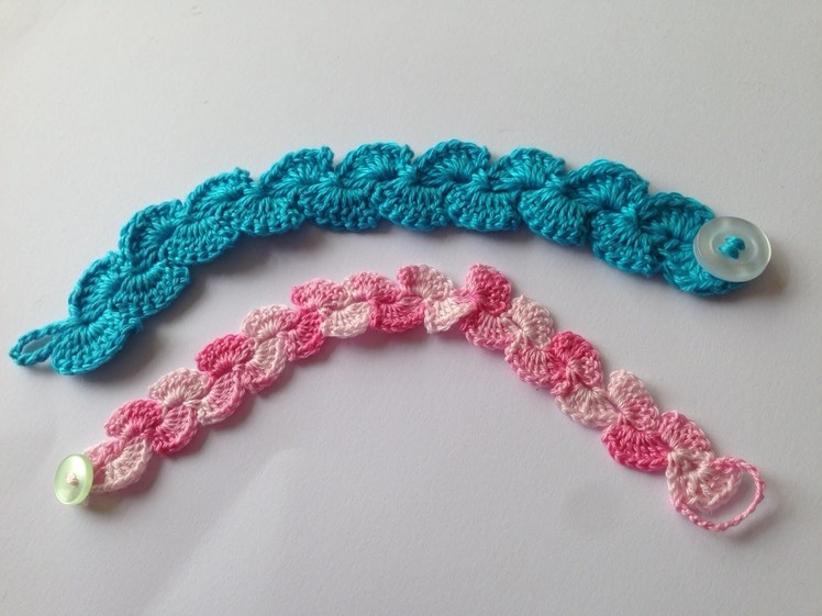 How to crochet easy and beautiful bracelet
