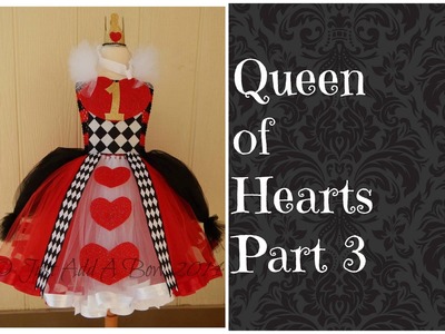 How to make a Queen of Hearts Tutu Dress by Just Add A Bow Part 3
