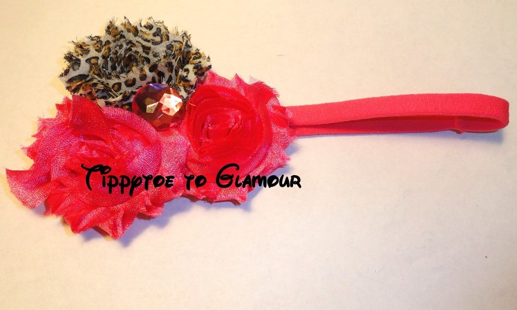 HOW TO: Make a Shabby Chic Flower Headband