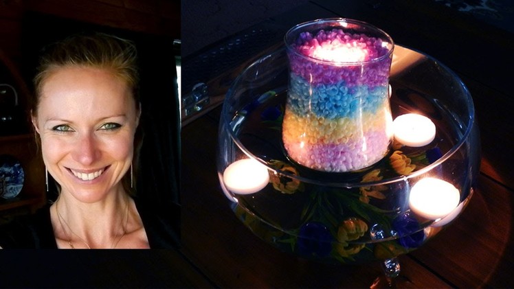 How to make easy rainbow candle