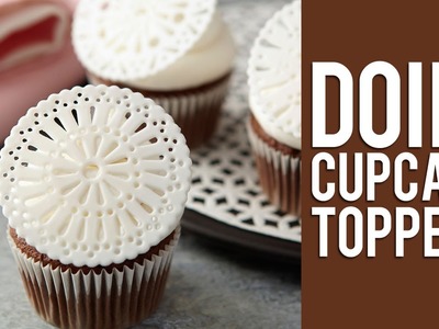 How to Make Fondant Doily Cupcake Toppers