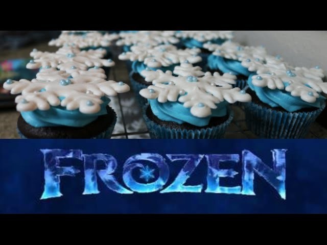 How To Make Frozen Snowflake Cupcakes
