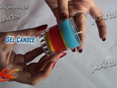 HOW TO: make Layered Gel Candle  - JK Arts 487