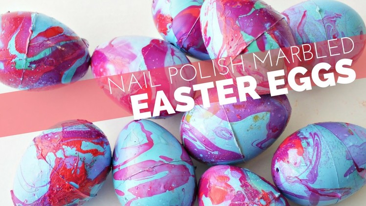 How to Make Marbled Easter Eggs